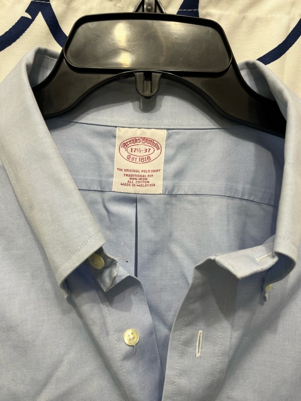 Brooks Brothers Light Blue Oxford Button-Down Shirt